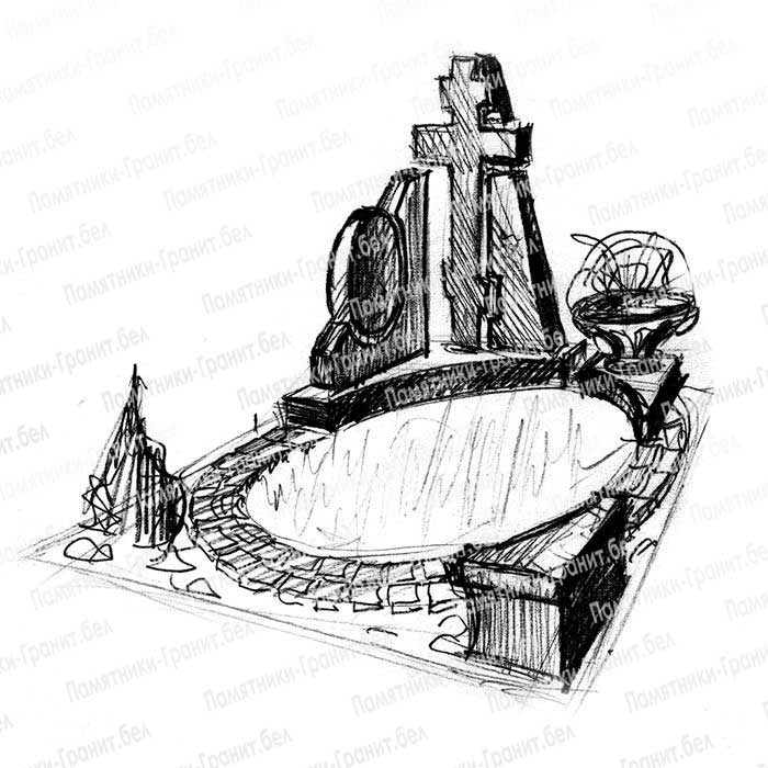 Памятник Монастырщина фото