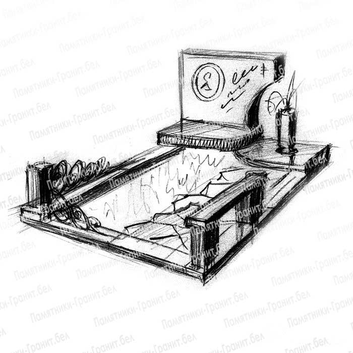 Заказать памятник Монастырщина фотография