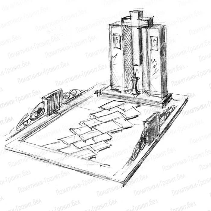 эскизы эксклюзивных памятников фото