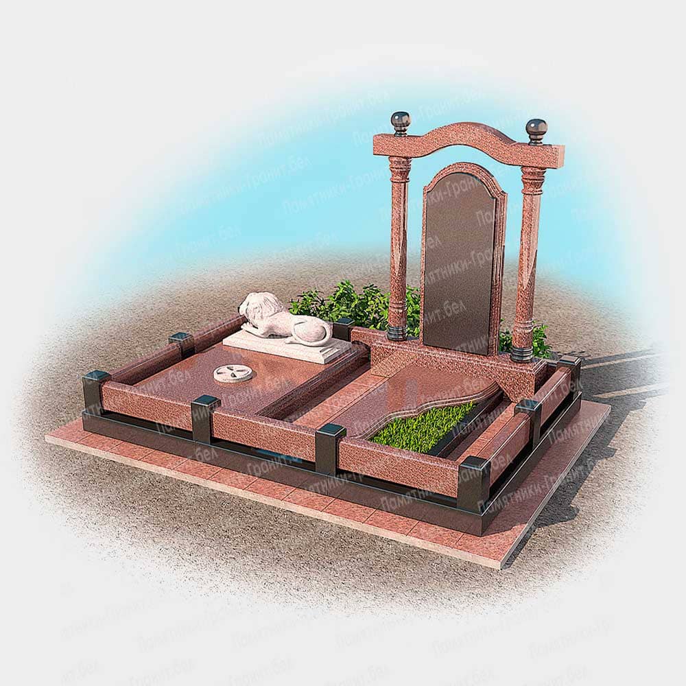 Памятник с крестом в Монастырщина на могилу фото