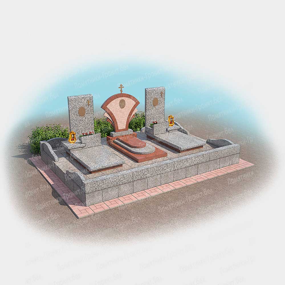 Двойные памятники на могилу фото